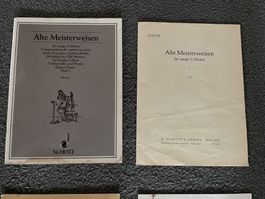 Alte Meisterweisen Cello und Klavier Noten