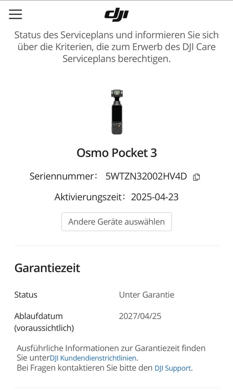 Action Cam: DJI Osmo Pocket 3 + ND-Filter – Gebraucht aus Grosshöchstetten von Misica 6