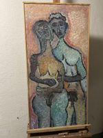 Original Gemälde von Molina – ausdrucksstarkes Aktbild /