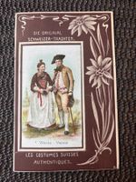 Carte postale costumes Suisses Valais/Schweitzer-Trachten