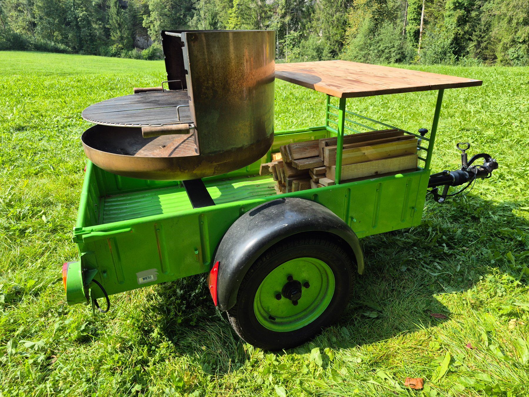 Bracieri: Feuerschalen-Grillanhänger – Usato da Degersheim venduto da Klausi_01