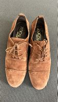 Chaussures Zocal Cuir Daim Marron Made in Italy Taille 39