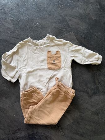 Ensemble H&M beige et marron taille 80 bon état