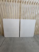 Tischplatten weiss, 2-teilig 