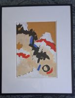 Kunstwerk Japanischer Tanz R. Gehriger 1993 gerahmt