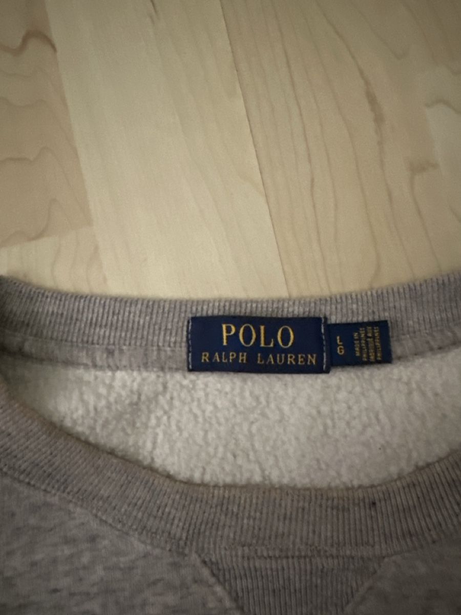 Ralph Lauren Pullover & Sweatshirts: Pullover Polo Ralph Lauren Bär Grösse L grau Baumwolle – Gebraucht aus Bassersdorf von Bryan-00 1