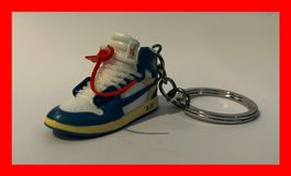 Nike x OFF White Air Jordan 1 Schlüsselanhänger Grau Sneaker