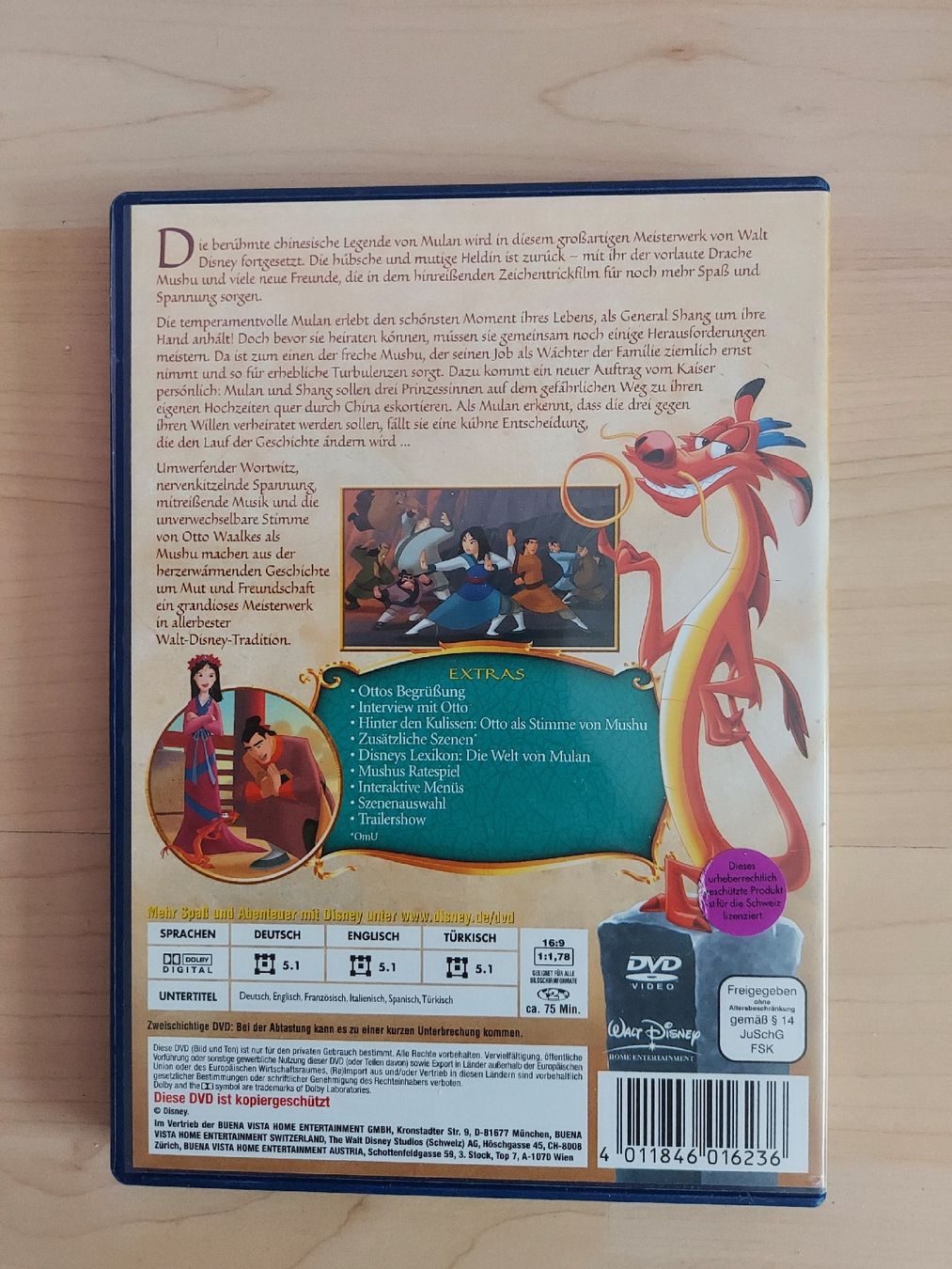 Alle DVDs: Mulan 2 (DVD) Aus 1.Hand – Neu (gemäss Beschreibung) aus Kölliken von arwen6 1