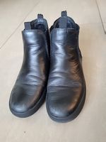Boots Geox en cuir noir, taille 37!