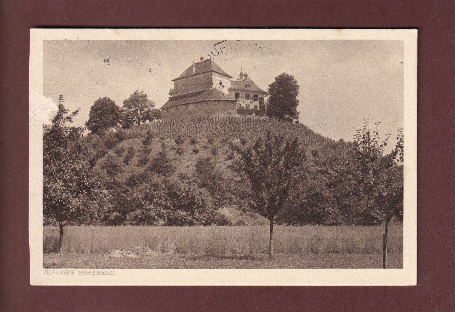 Cartoline postali: SCHLOSS GIRSBERG - 1939 – Usato da Pully venduto da nicecards