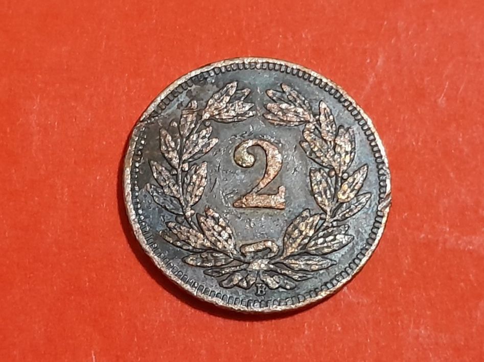Tutti le monete: 2 Rappen 1898 – Usato da Aarau venduto da Reto_BA_01 1