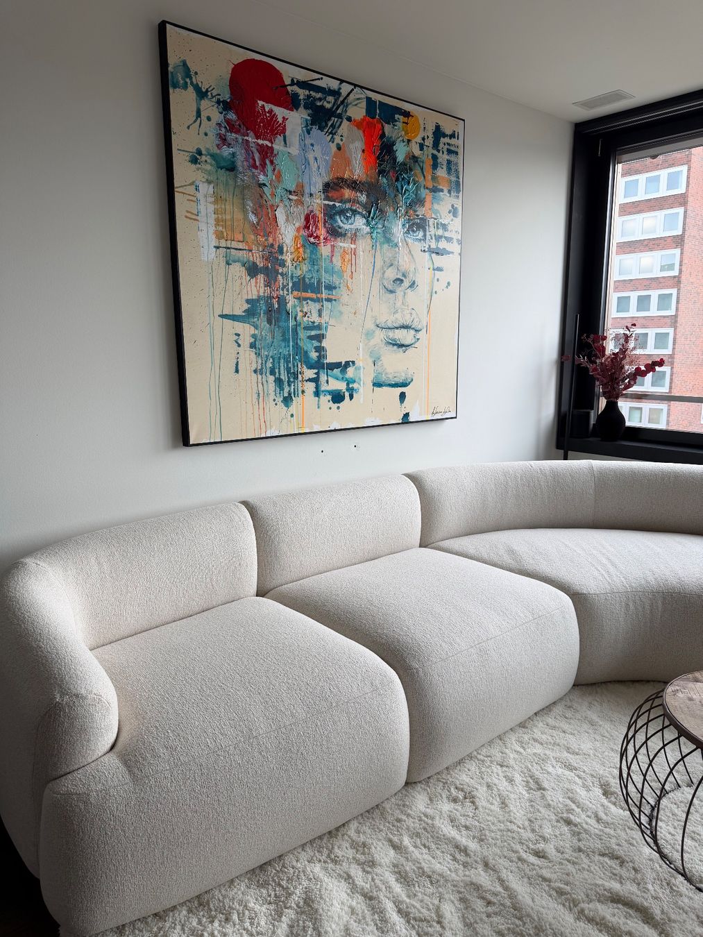 Westwing Divani: NEU: Modularsofa SOFIA in Cremeweiß Bouclé Westwing – Nuovo (secondo la descrizione) da Zürich venduto da sunnyytro 3