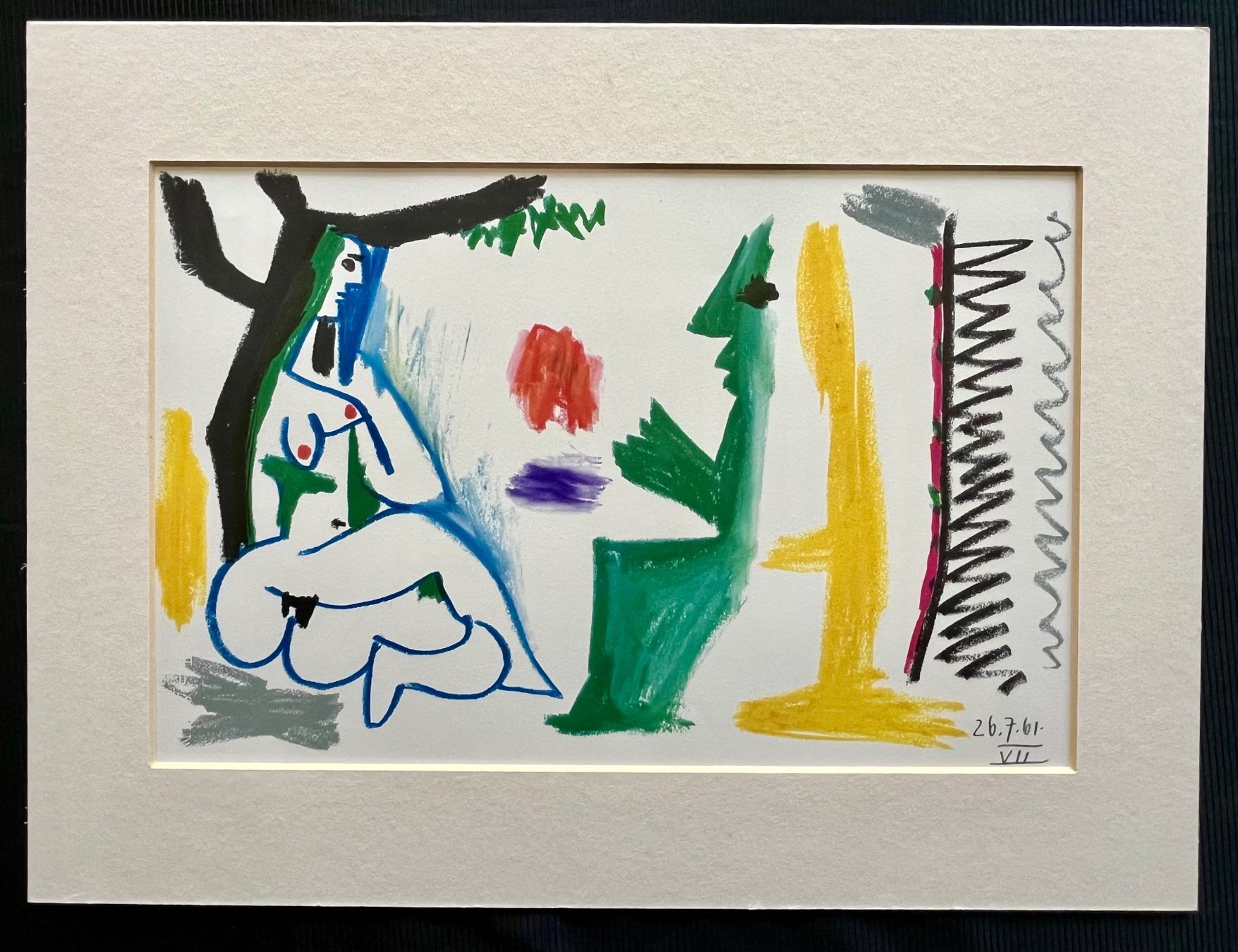 Grafiken & Lithographien: Lithografie Pablo Picasso – Gebraucht aus Niederteufen von BeklaS1964