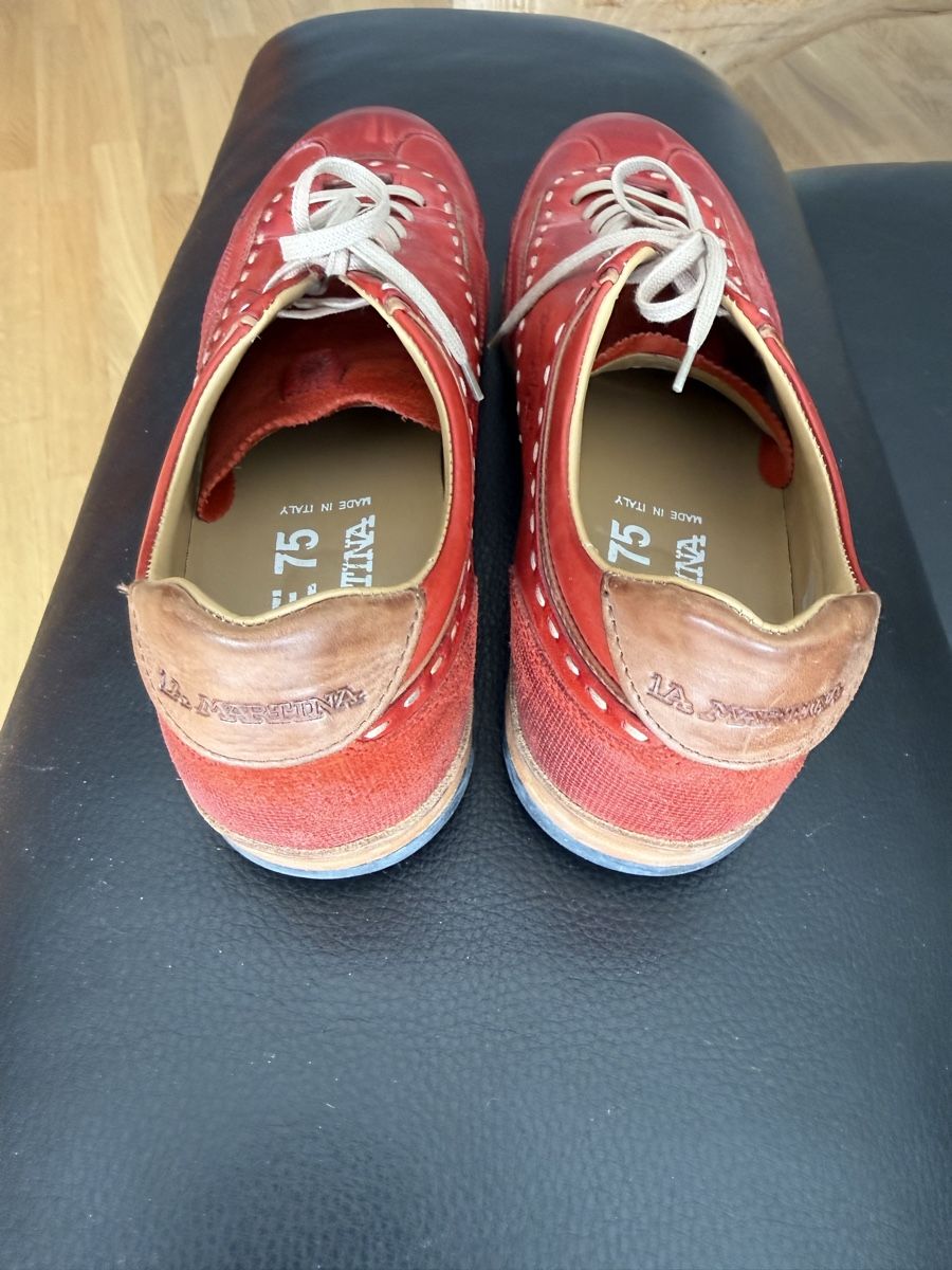 La Martina Herrenschuhe: La Martina Lote 75, Lederschuhe, rot – Gebraucht aus Goldach von Messerguru 5