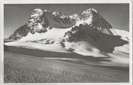 Vintage Fotokarte E. Meerkämper, Piz Kesch, SAC Davos