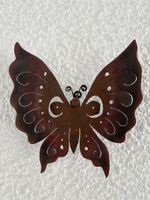 Schmetterling aus Metall / Wandhänger 