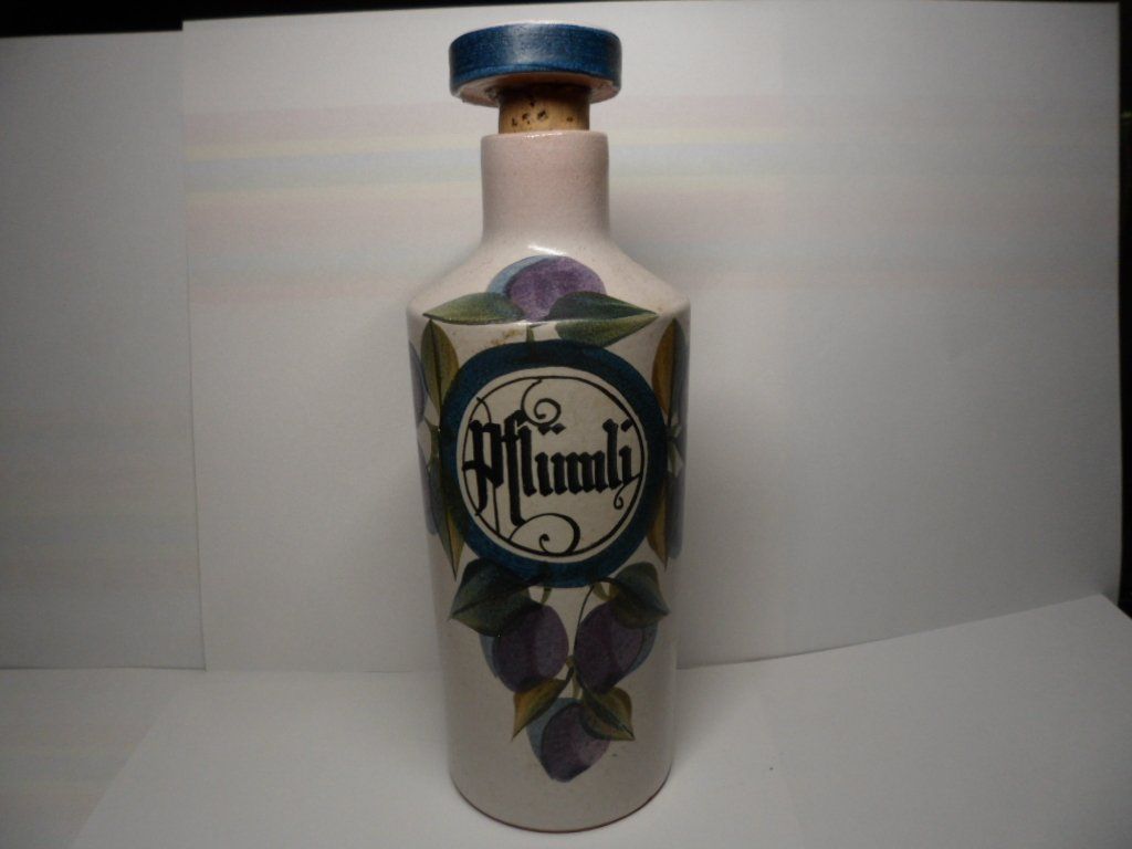 Flaschen: LUZERNER  KERAMIK  Pflümli  Flasche – Neu (gemäss Beschreibung) aus Langnau i. E. von gf2_29jt 1