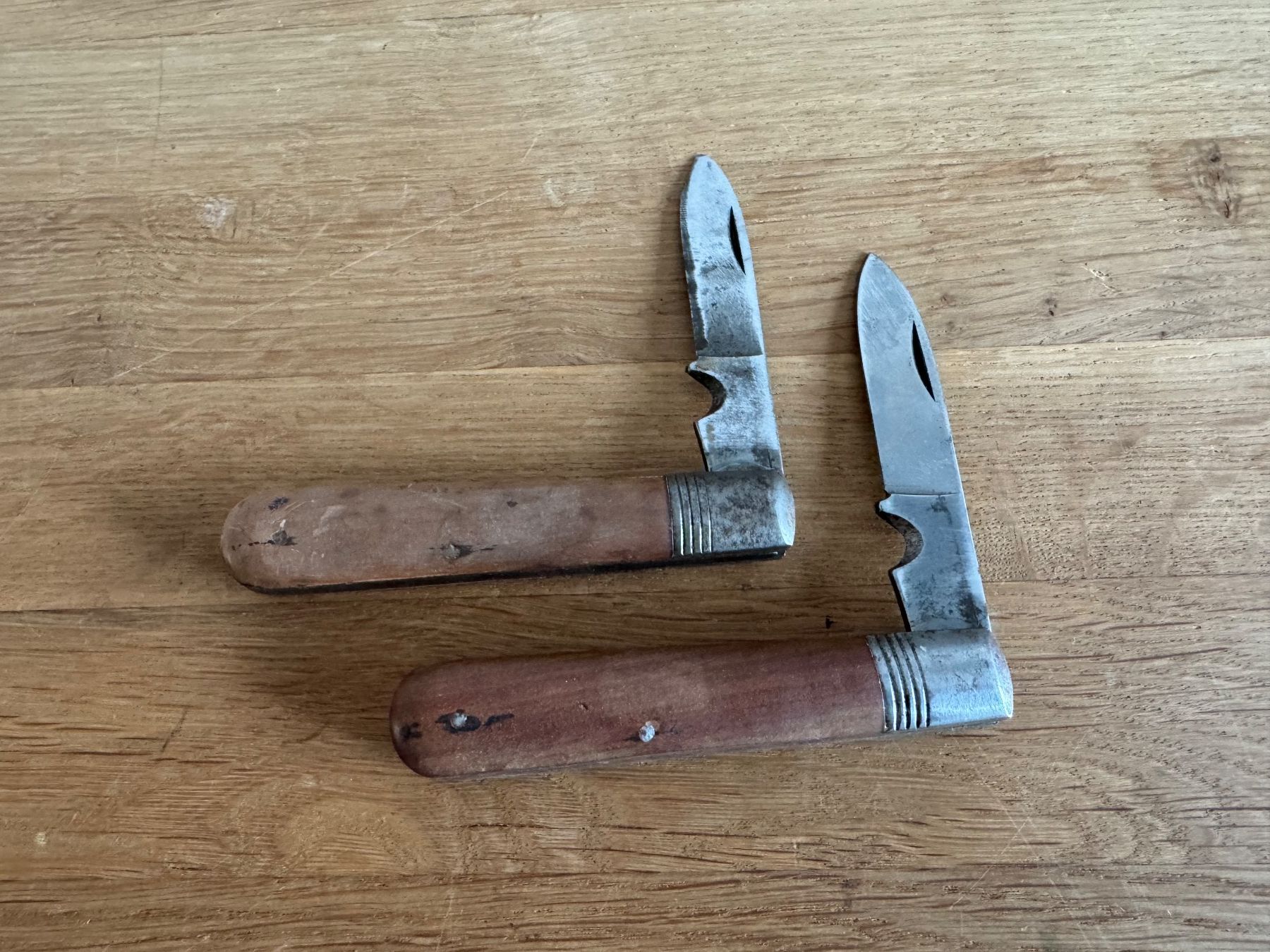 Accessori: 2 X Deutscher Taschensoldat Klappmesser – Usato da Frauenfeld venduto da difi67 2