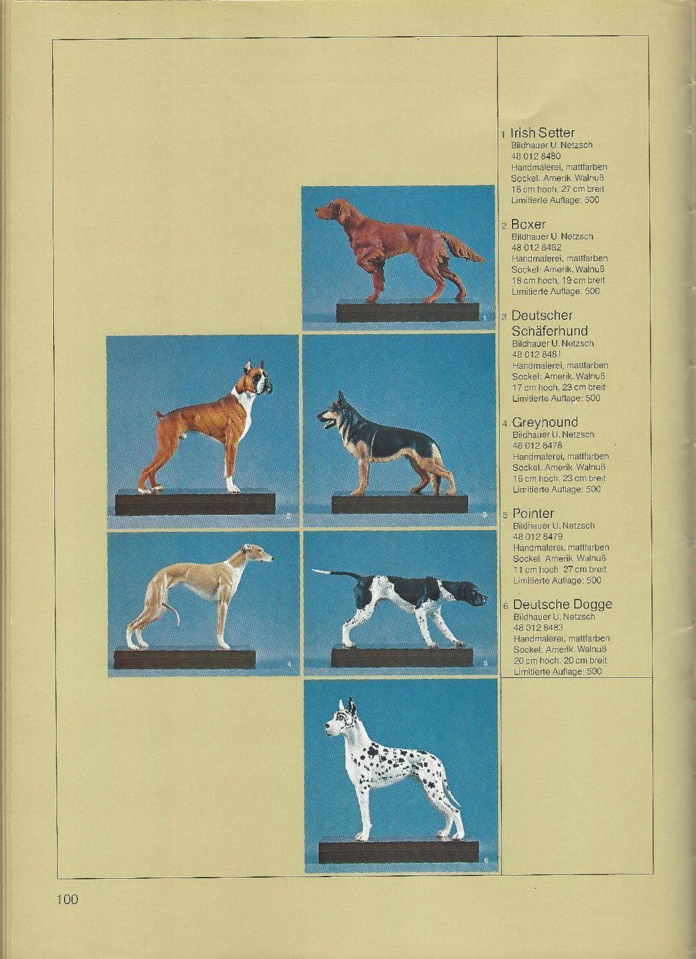 Hutschenreuther Statuette: Hutschenreuter Porzelan Figur Pointer – Usato da Ebikon venduto da Fredieluz 4
