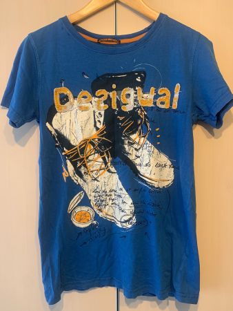 Desigual T-Shirt, cooles Motiv, Gr. S