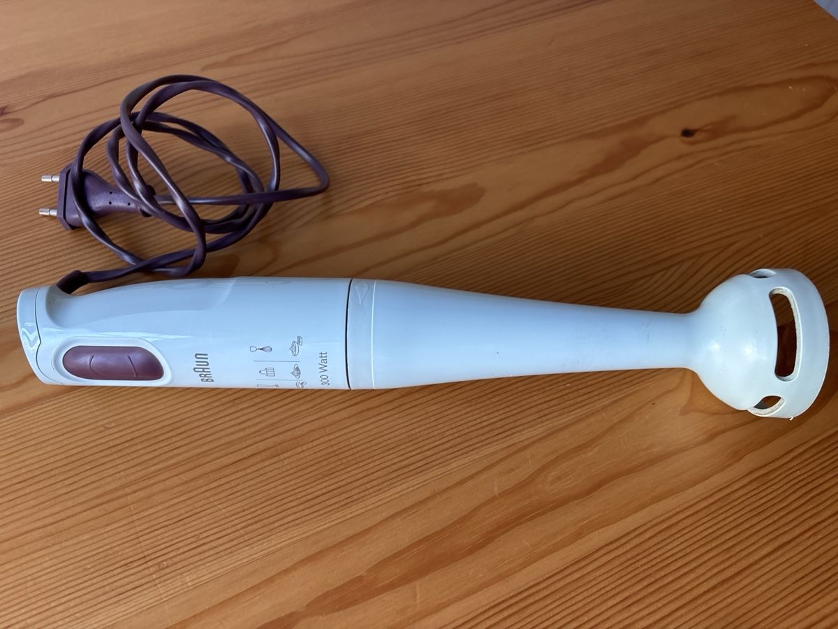 Braun Küchengeräte: Stabmixer Braun hellblau  – Gebraucht aus Bern von Innpic