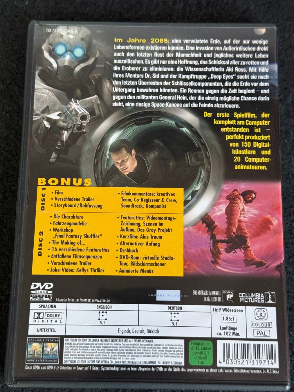 Tutti i DVDs: FINAL FANTASY 2 DVD's EN/DE – Usato da Fribourg venduto da tschjoly 1