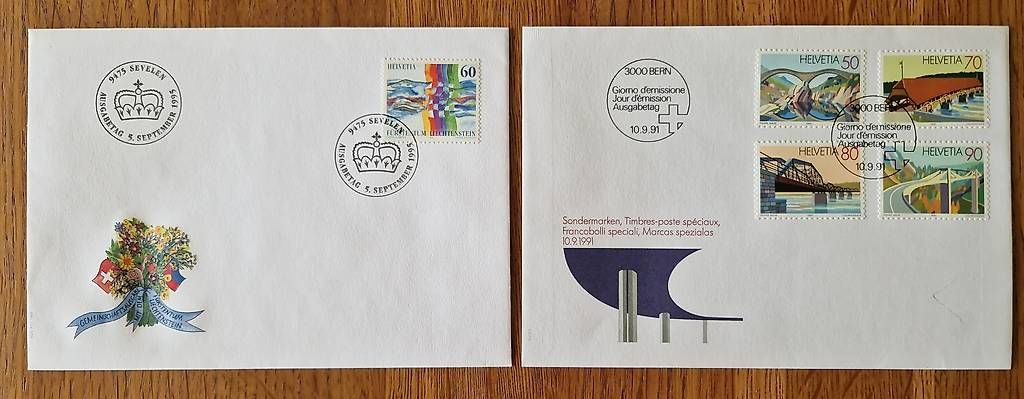 Tutti i francobolli: FDC - Ersttagsbriefe Schweizer Briefmarken – Usato da Münchenstein venduto da 2ndHand-mit-Freude 1