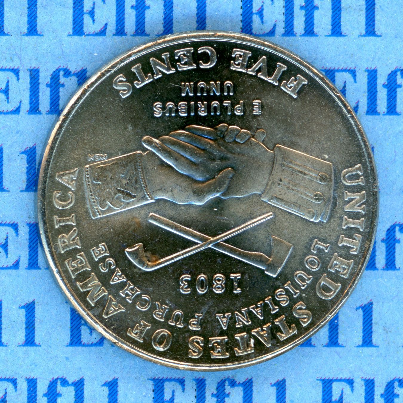 Tutti le monete: USD___0.05 2004D Louisiana Purchase stgl 5 Cents – Nuovo (secondo la descrizione) da Widnau venduto da Elf11 1
