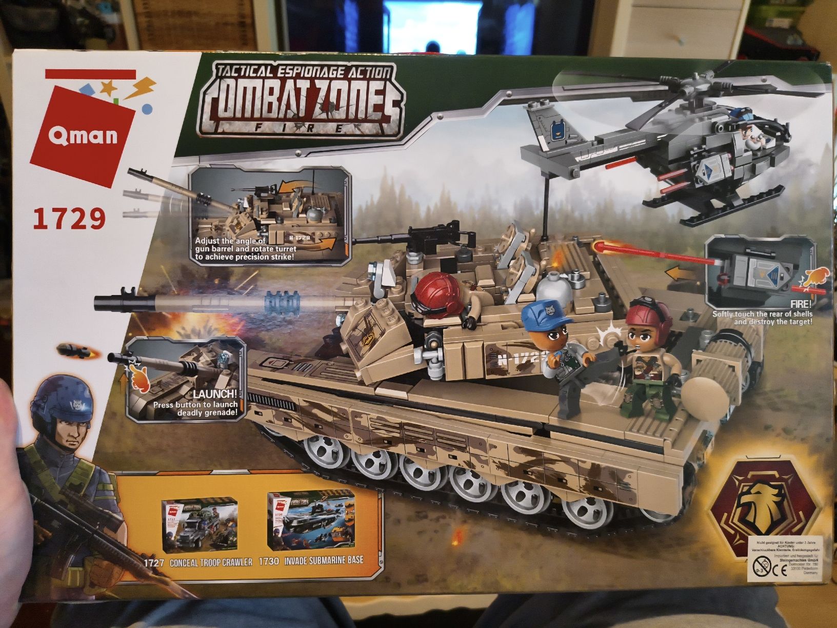 Jeux de construction: Qman Combat Zone 1729 Panzerset – Neuf avec emballage d'origine à Wila par DominikHCD 1