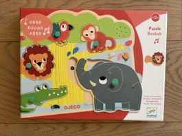 Puzzle Baobab Djeco avec sons d'animaux NEUF