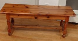 schön, robust Massiv Holz Antik Bank/Tisch 《Art:2666》