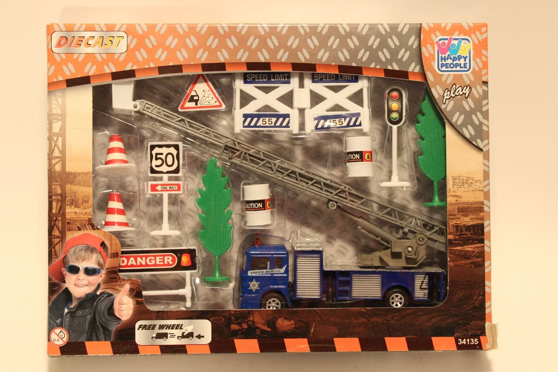 Giocattoli: Polizei Spielzeugauto Set 12-teilig – Nuovo e nell'imballaggio originale da Fehraltorf venduto da haefens