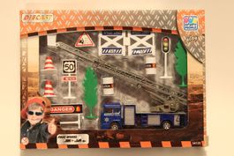 Polizei Spielzeugauto Set 12-teilig