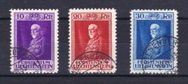 FL 101-103, gestempelte Serie, SBK 180.-