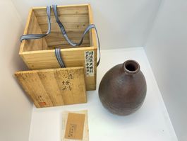 Kabin Vase Japan Keramik-  20. Jh. *Tanba-sho**