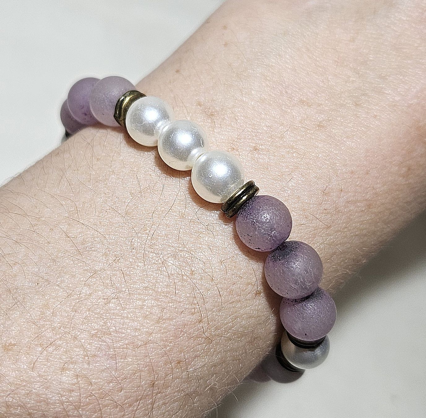 Armbänder & -reifen: Achat-Perlen Charme Armk. - Spendenaktion – Neu (gemäss Beschreibung) aus Unterkulm von Nachtigall 1