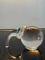 Elephant Massivglas farblos Steuben USA
