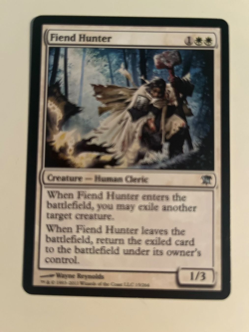 Magic The Gathering Cartes à collectionner: 1 x Fiend Hunter - Magic: The Gathering - MtG – D'occasion à Kriens par Shadi1980