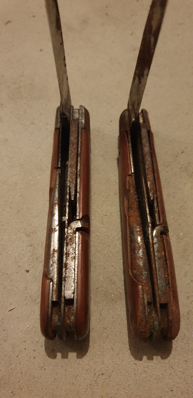Schweizer Armee Taschenmesser: 2x Wenger & "E" 1908 mod Sackmesser – Gebraucht aus Saxonne (Ayent) von SnowRoof 3