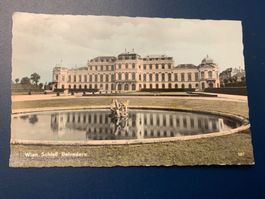 Postkarte - Wien Schloss Belvedere 1955