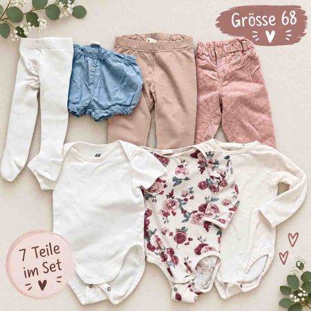 Baby Kleiderpaket 7 Teile Grösse 68 neuwertig