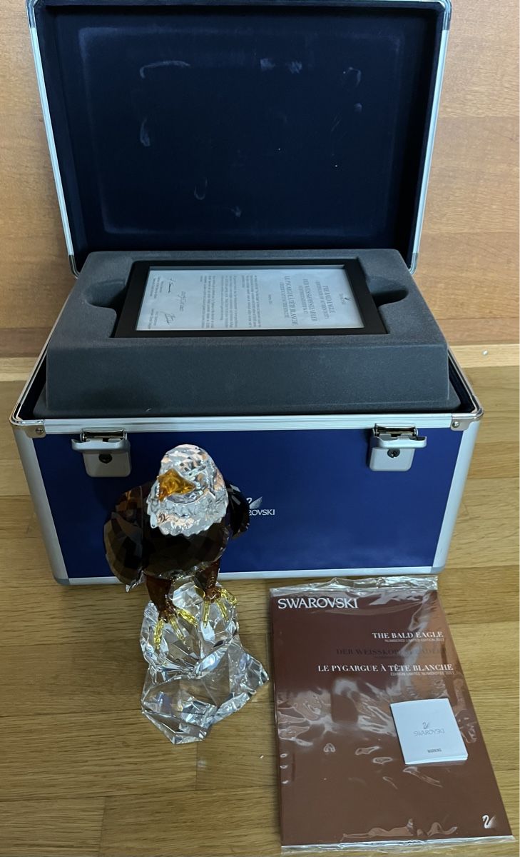 Swarovski Statuette: Bald Eagle Swarovski Figur Limited Edition 2011 – Nuovo e nell'imballaggio originale da Allenwinden venduto da Lb3 4