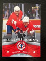Wayne Gretzky Mario Lemieux Canada Cup 1987 Memorable Moment