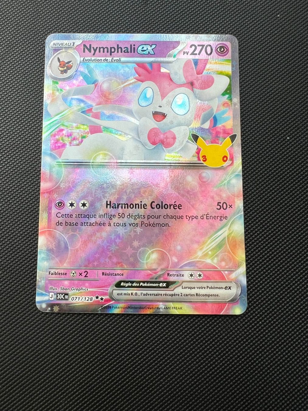 Pokémon Cartes à collectionner: Nymphali ex 071/128 30C – Neuf (Voir description) à St-Blaise par Ralphro