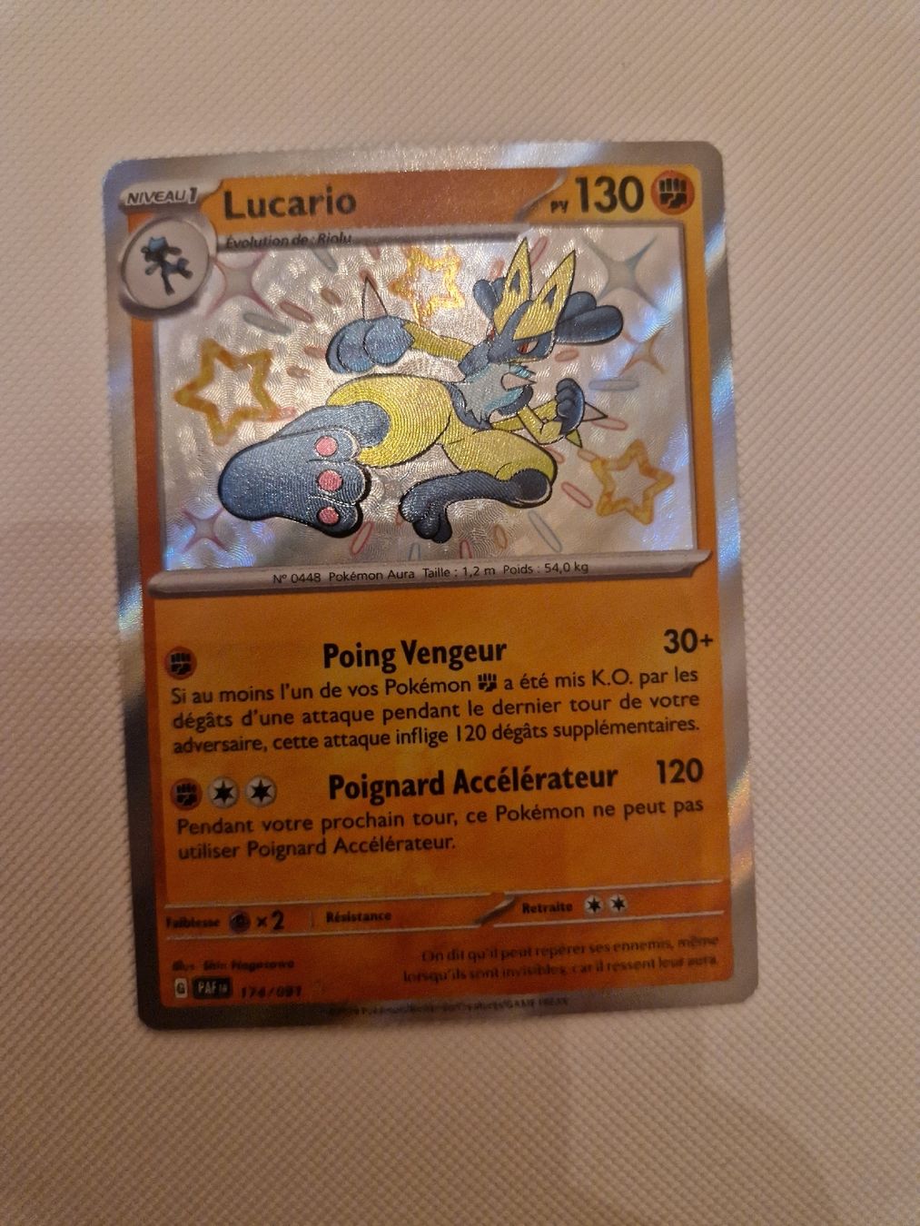 Pokémon Sammelbilder & Trading cards: Carte Pokémon Lucario – Neu (gemäss Beschreibung) aus Les Acacias von S.Vieira
