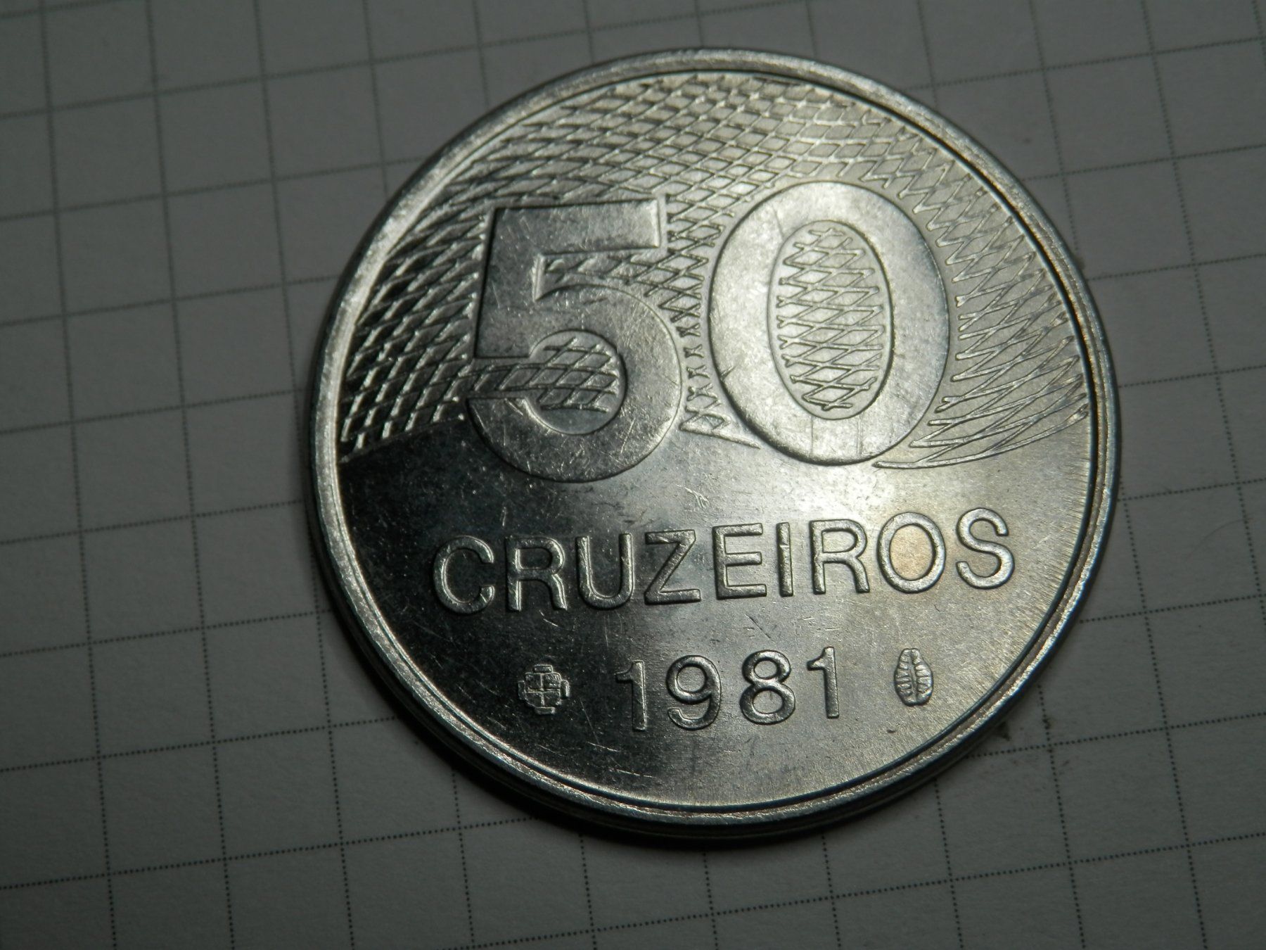 Tutti le monete: Brasilien  50 Cruzeiros, 1981 – Usato da Weiach venduto da weiach81 1