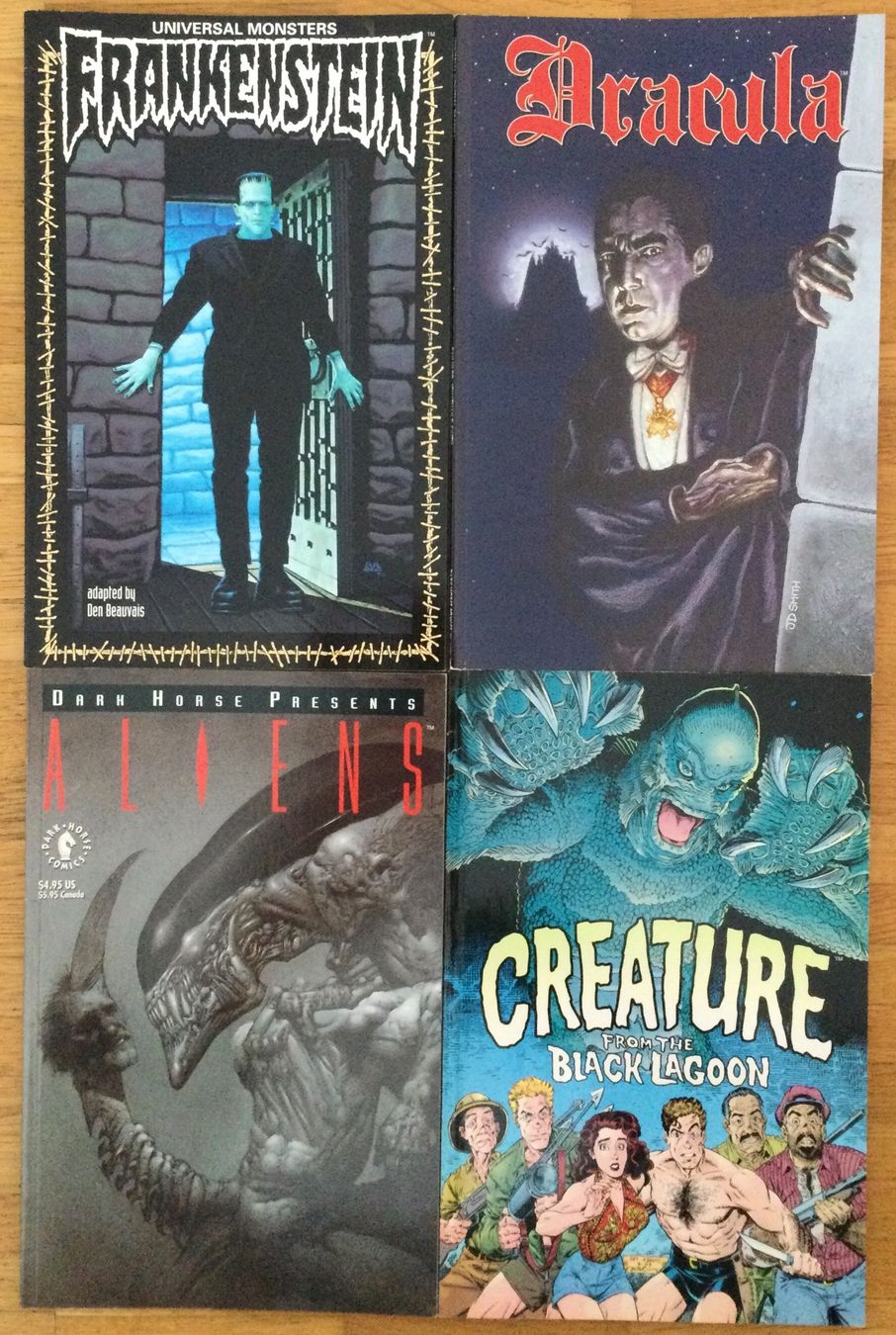 Comics: 4 x Comics - Frankenstein, Dracula, Aliens, Creature from – Gebraucht aus Volketswil von