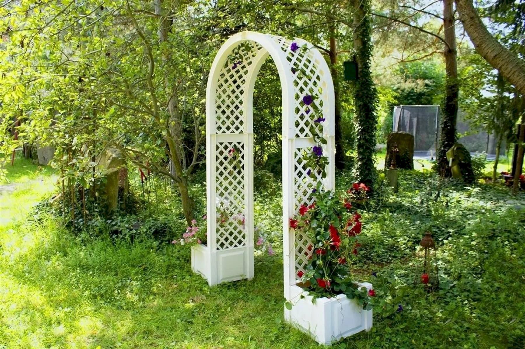 Sonstige Gartendekorationen: Rosenbogen mit Pflanzkasten KHW Spalier – Neu und originalverpackt aus Bottighofen von zaap 2