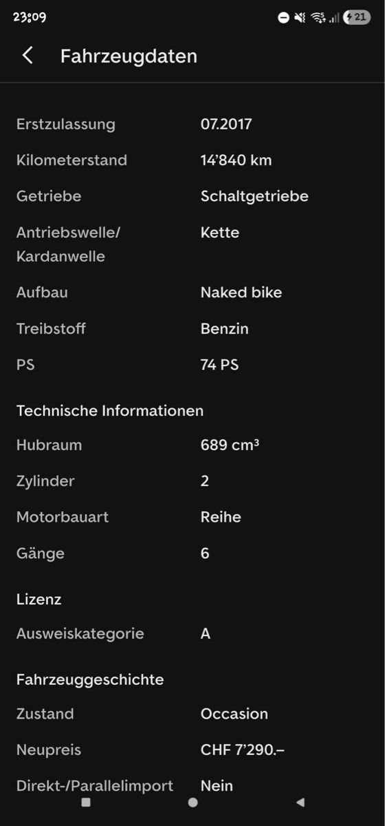 Yamaha Strasse: Motorrad – Gebraucht aus Bern von A_rodrigues 8