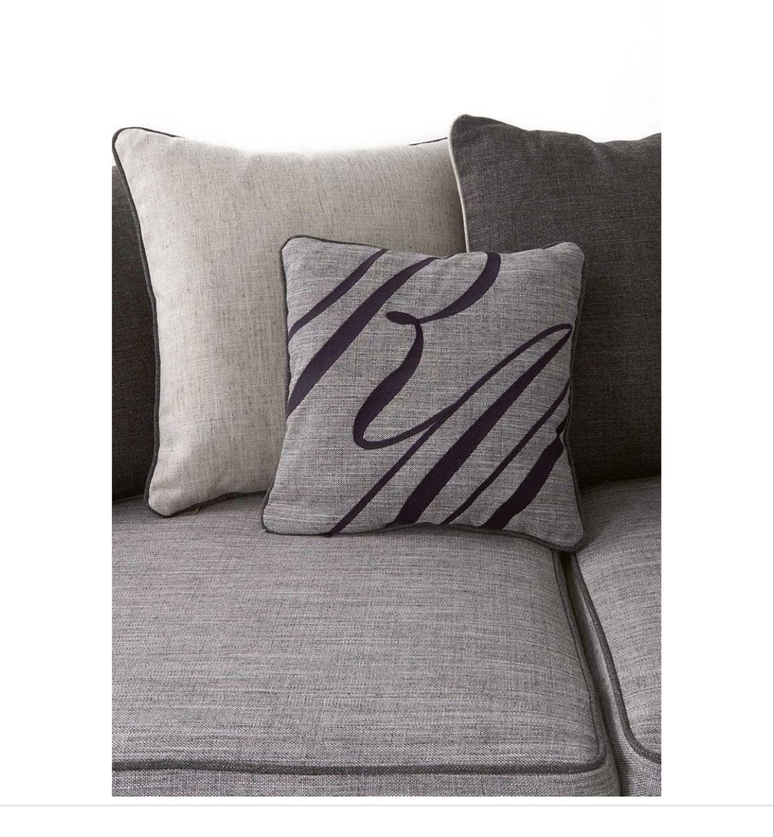 Riviera Maison Divani: Riviera Maison 3.5er Sofa/ 1.5er Sessel Leinen grau – Usato da Zürich venduto da Budulinek123 6